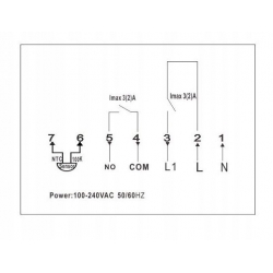 Regulator temperatury pokojowe SAS922WHL